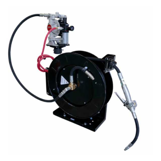 American Lube PT201-R212D Antifreeze or Windshield Washer Solvent Package for Stackable Poly Tanks 120-Gallon or Larger with Digital Metered Handle