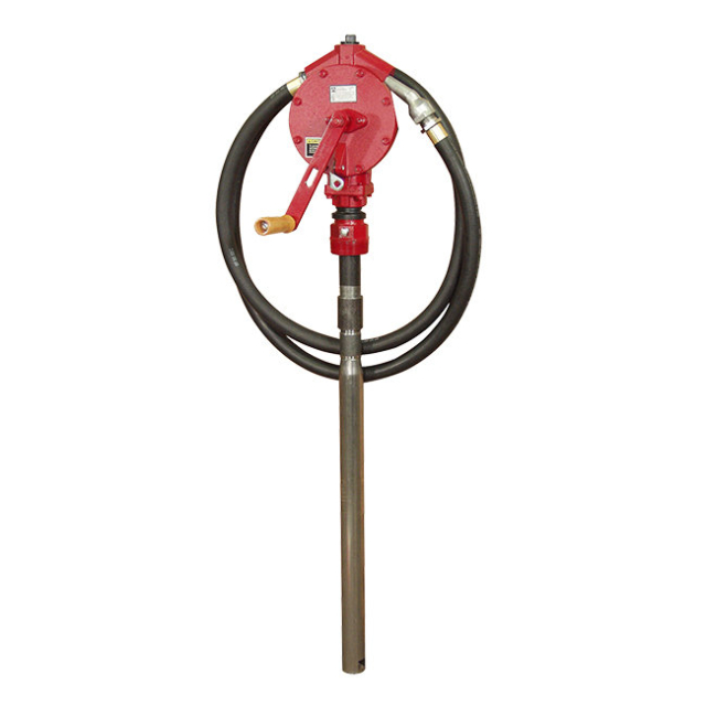American Lube TIM-323 Rotary Hand Pump for Viscosity Liquids, Oil, Gasoline & Diesel Fuel