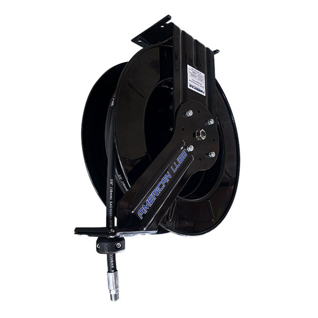 American Lube TIM-3636-50 3/8" x 50' Advantage Plus Grease Reel with Rubber Hose