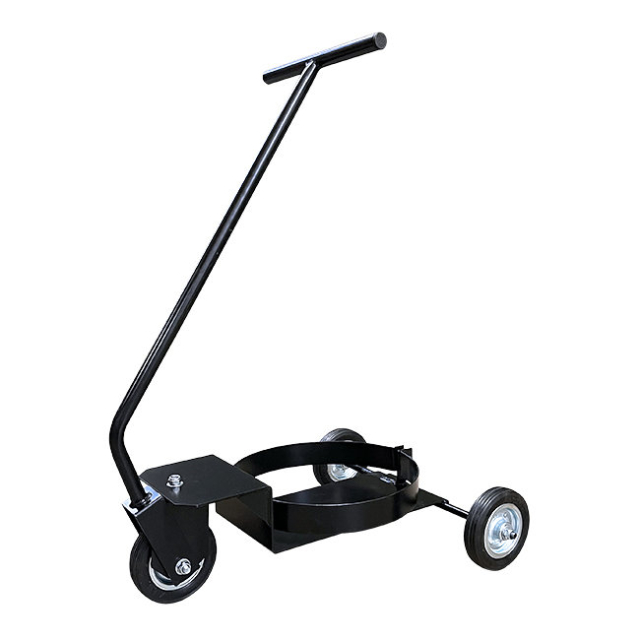 American Lube TIM-408 16-Gallon / 120-Pound 3-Wheel Drum Cart