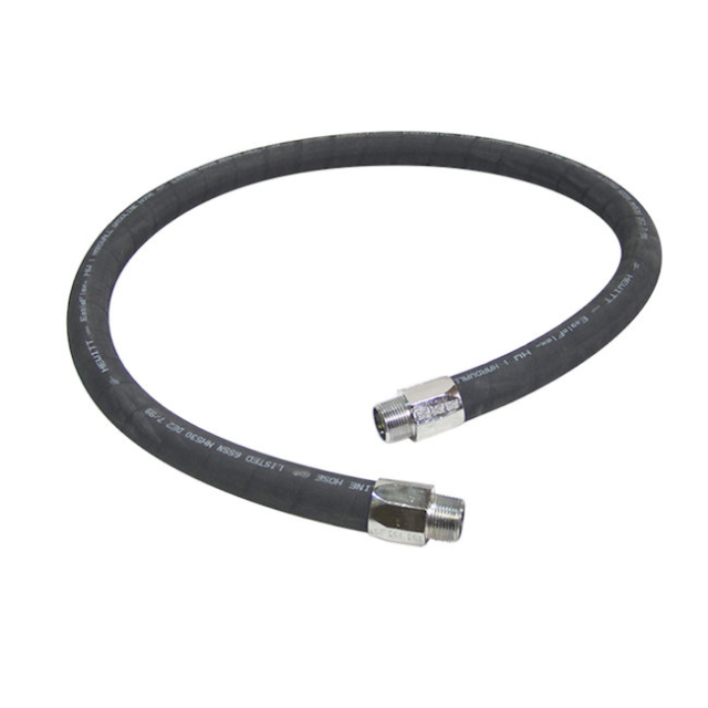 American Lube TIM-4616-5 1" ID x 5' Gasoline & Diesel Fuel Hose, 1"(M) Couplings