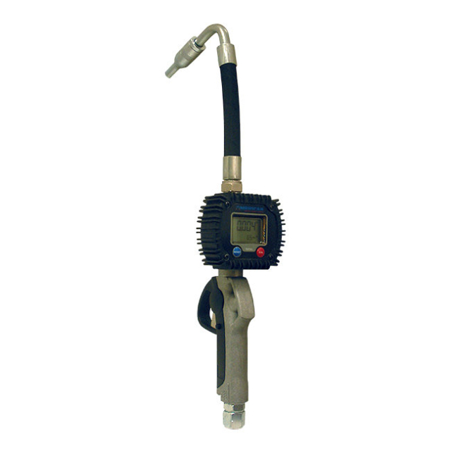American Lube TIM-600-FA Digital Metered Control Handle for Oils with Flexible Extension & Automatic Non-Drip Tip