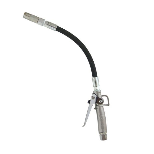 American Lube TIM-762-HF Non-Metered Control Handle for Oils with Flexible Extension and High-Flow Non-Drip Nozzle
