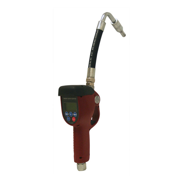 American Lube TIM-901B-1 Preset Digital Metered Oil Control Handle with Flexible Extension and Automatic Non-Drip Tip