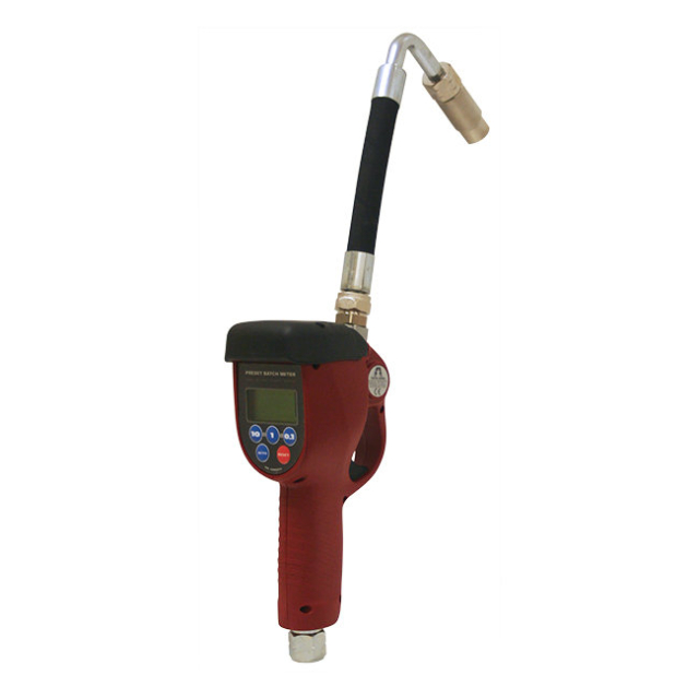 American Lube TIM-901B-HF Preset Digital Metered Oil Control Handle with Flexible Extension and Manual Hi-Flow Tip