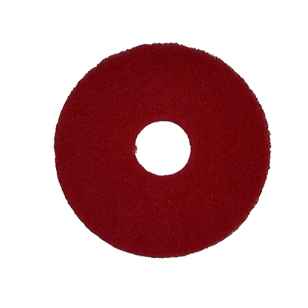 Bissell BigGreen Commercial 437.055BG 12" Polish Pad, Red for Models: BGEM8500, BGEM9000