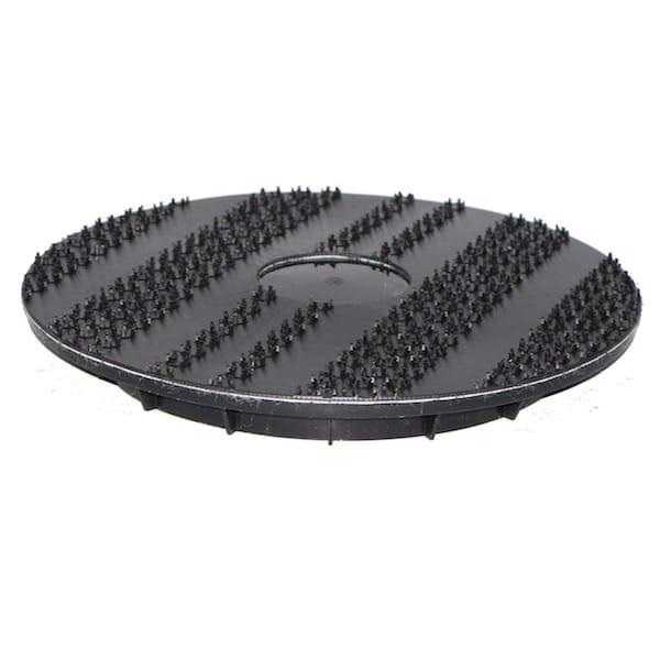 Bissell BigGreen Commercial 53178-510327BG 12" Drive Pad Holder, Black Plastic w/ Teeth