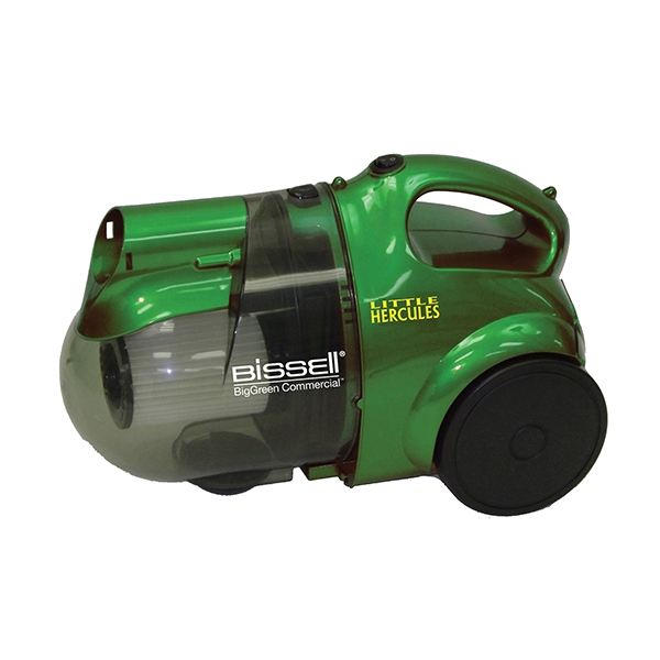 Bissell BigGreen Commercial BGC2000 Little Hercules Compact Canister with Wheels, 15ft Power Cord, Dirt Cup, 5ft Extension Hose