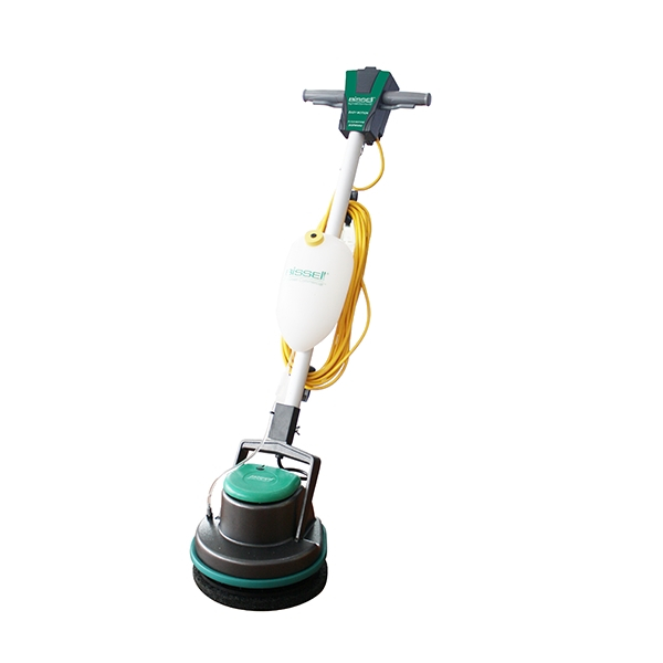 Bissell BigGreen Commercial BGEM9000 Easy Motion Floor Machine, w/ Pad Holder, 13" Cleaning Path, Induction Motor, 35 Foot Cord, Switch in Handle, Tank Included