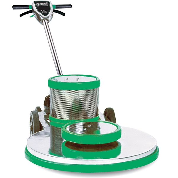 Bissell BigGreen Commercial BGDC-21 21" FMU Floor Machine 1500 RPM 1.5 HP Burnisher (Includes Pad Driver)