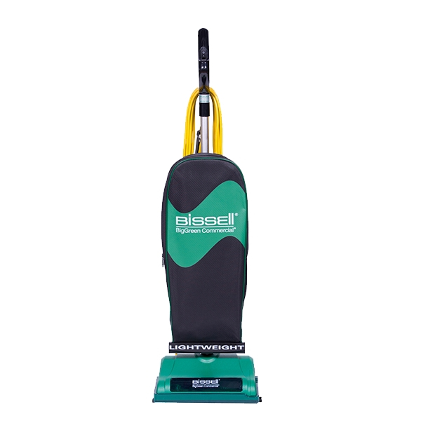 Bissell BigGreen Commercial BGU8000 8lb Upright Vacuum, Green Base, Ergonomic Handle with Switch, 40' Cord