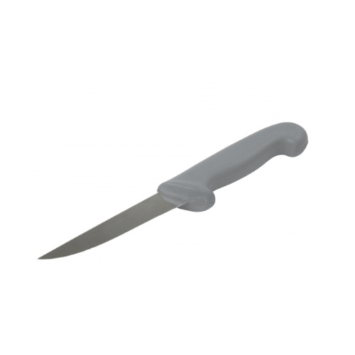 Detectamet 600-T050-S443-P06 Professional Boning Knife with Curved Blade 5", White, Pack of 10 pcs