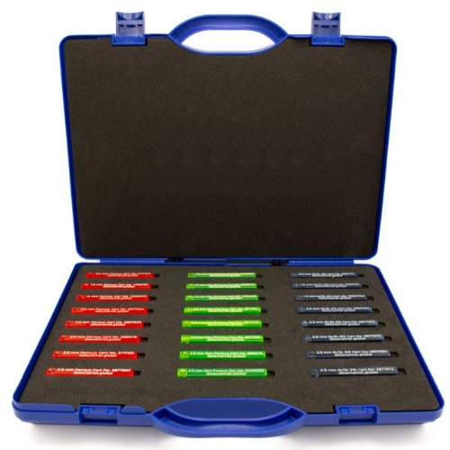 Detectamet 945-T744-X44 Metal Detector Calibration Test Piece Kit, 24 Pieces