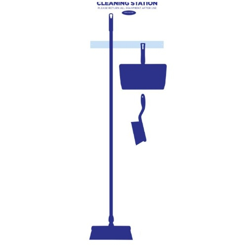 Detectamet Magnetic-Cleaning-T791-1564 Handheld Brush with Dustpan, 23.81" x 21.65"