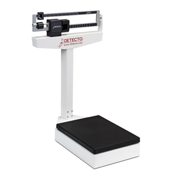 Detecto 4520 Bench Scale, Mechanical Beam, 14.5" x 10.5", 450 Lb Capacity, Mild Steel