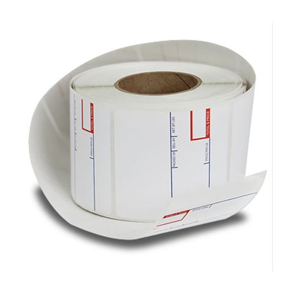 Detecto 6600-3002 Label, DL Series, 58mm x 60mm, 500/roll
