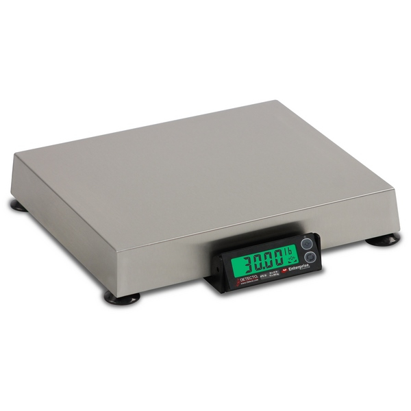 Detecto APS30 Enterprise POS/Logistics Scale, Electronic, 12" x 14", 30 lb x .01 lb / 15 kg x .005 kg