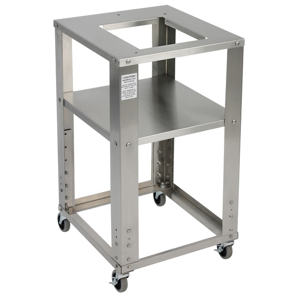 Detecto CART2018 Rolling stainless steel cart, 20" D x 18" W, adjustable height