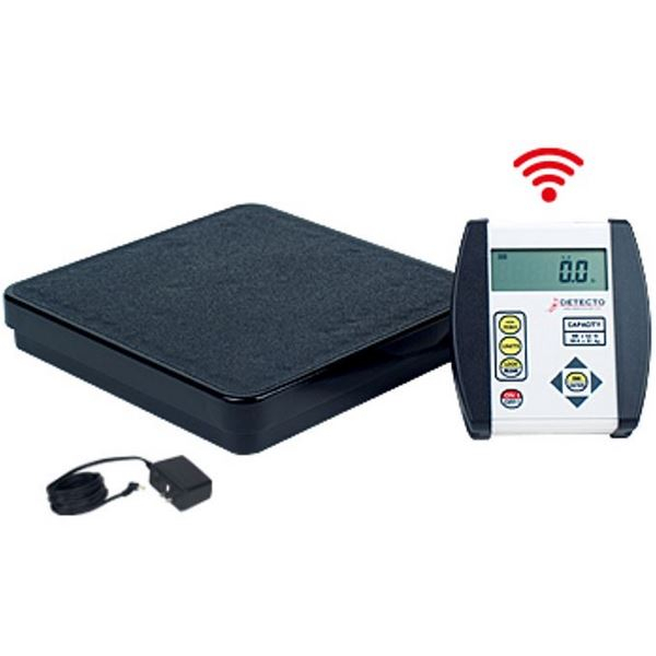 Detecto DR400-750-C-AC Healthcare Scale, Digital, 400 lb x .2 lb / 180 kg x .1 kg, AC Adapter