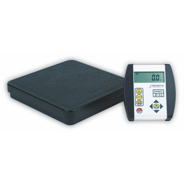 Detecto DR400-750 Healthcare Scale, Digital, 400 lb x .2 lb / 180 kg x .1 kg