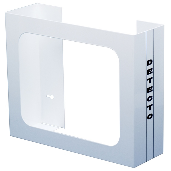 Detecto GH2 Glove Box Holder, Wall Mount, 2 Boxes, White