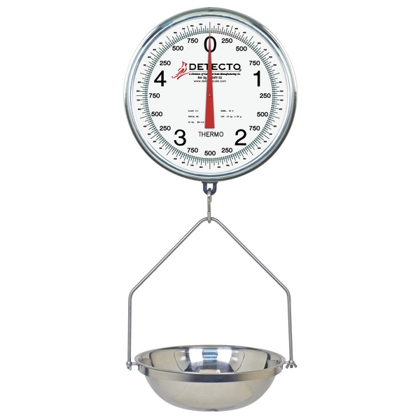 Detecto T3530KG Hanging Dial Scale, 15 Kg Capacity, Dual Dial