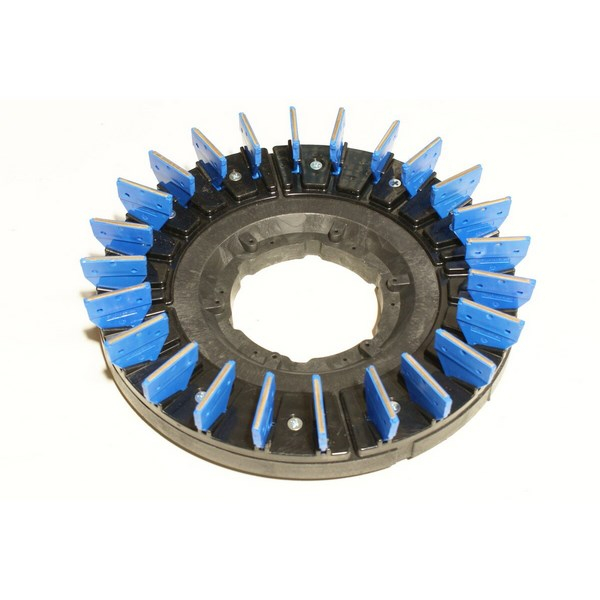 Diamabrush 95150123024 15" Trapezoid Copper Tool with 24 - 200 Grit Blades