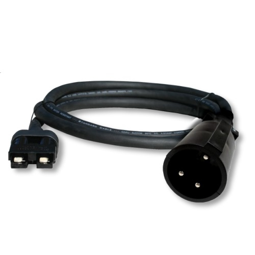PRO Charging Systems 602618 Club Car Round 3-Pin Powerdrive Style Charge Cable Assembly 7 ft.