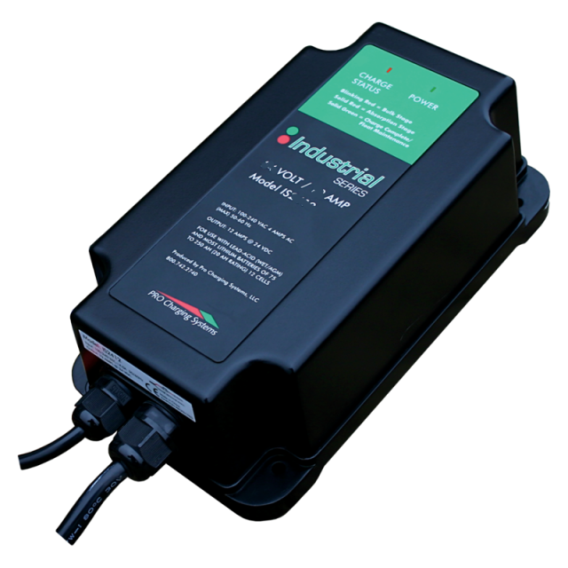 PRO Charging Systems IS2412 Industrial Series Charger with 1 x 24 V Output, 12 Amp