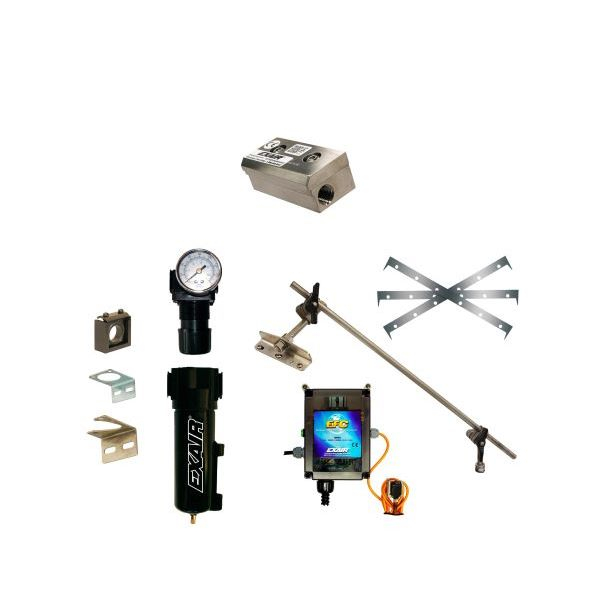 Exair 110203SSDX Deluxe Type 303 Stainless Steel Super Air Knife 3" Kit