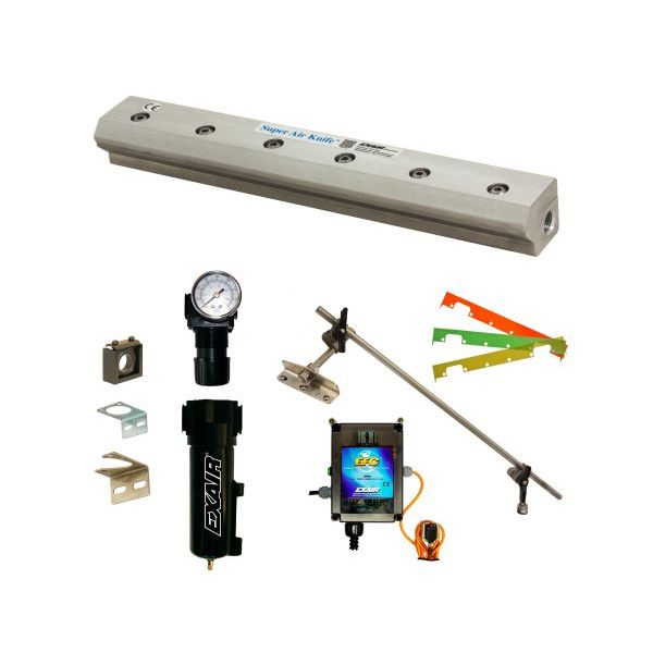 Exair 110212DX Deluxe Aluminum Super Air Knife 12" Kit