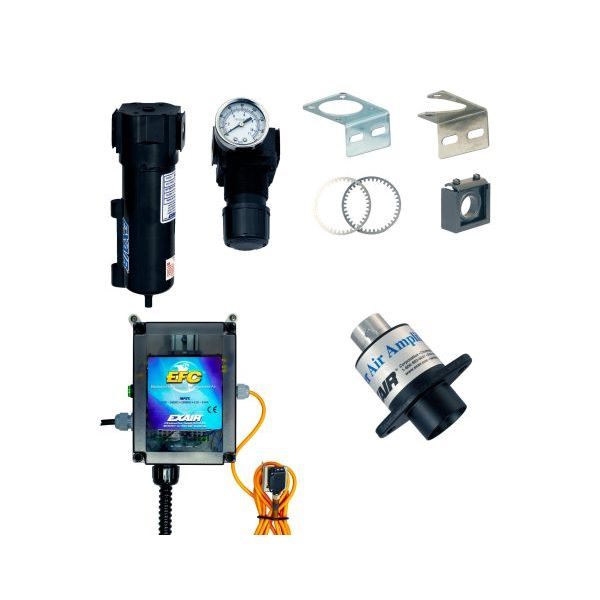 Exair 120220DX Deluxe Aluminum Super Air Amplifier 3/4" Kit