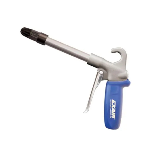 Exair 1210-PEEK-12 Soft Grip Safety Air Gun with PEEK Air Nozzle and 12" Aluminum Extension Pipe