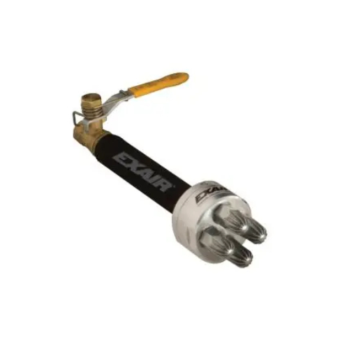 Exair 1213-4 Super Blast Safety Air Gun with 1/2 FNPT Super Air Nozzle Cluster