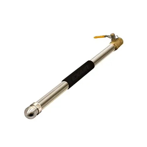 Exair 1219SS-3 Super Blast Safety Air Gun with Stainless Steel Back Blow Air Nozzle and 3' Aluminum Extension Pipe