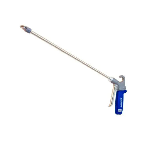 Exair HP1229-18 Soft Grip Safety Air Gun with 1" High Power Flat Super Air Nozzle and 18" Aluminum Extension Pipe
