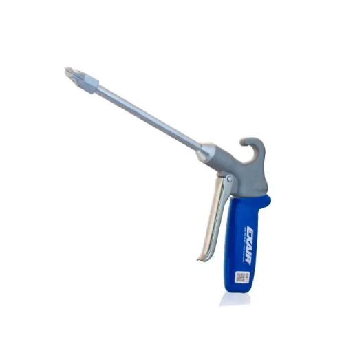 Exair HP1229-6 Soft Grip Safety Air Gun with 1" High Power Flat Super Air Nozzle and 6" Aluminum Extension Pipe