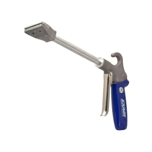 Exair 1230-6 Soft Grip Safety Air Gun with 2" Flat Super Air Nozzle and 6" Aluminum Extension Pipe