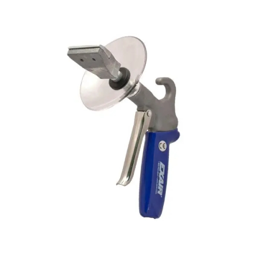 Exair HP1230-CS Soft Grip Safety Air Gun with 2" High Power Flat Super Air Nozzle, Chip Shield