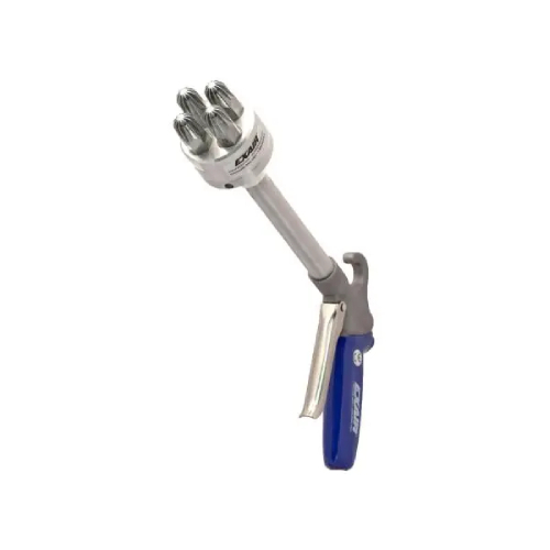 Exair 1240-6 Soft Grip Safety Air Gun with 3/8 FNPT Super Air Nozzle Cluster and 6" Aluminum Extension Pipe