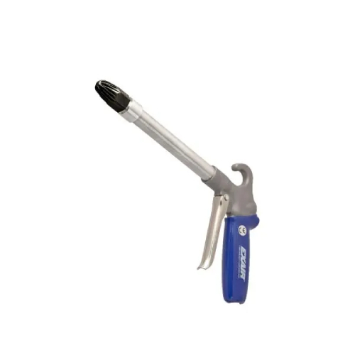 Exair 1260-PEEK-6 Soft Grip Safety Air Gun with 1/2 FNPT PEEK Large Super Air Nozzle and 6" Aluminum Extension Pipe