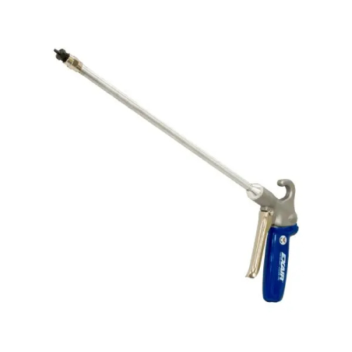 Exair 1296-PEEK-72 Soft Grip Safety Air Gun with M4x0.5 PEEK Atto Super Air Nozzle and 72" Aluminum Extension Pipe