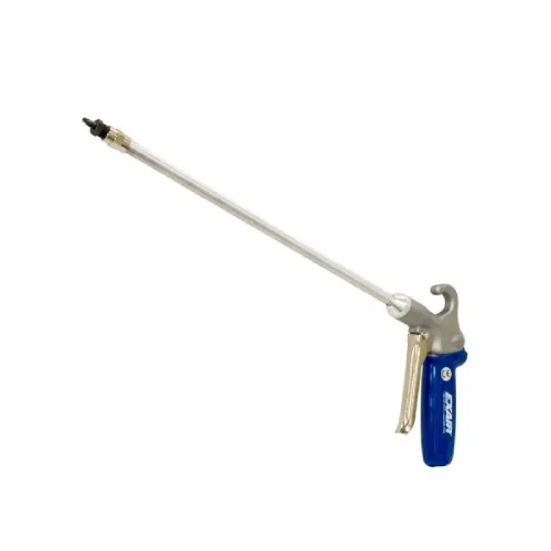 Exair 1297-PEEK-48 Soft Grip Safety Air Gun with M5x0.5 PEEK Pico Super Air Nozzle and 48" Aluminum Extension Pipe