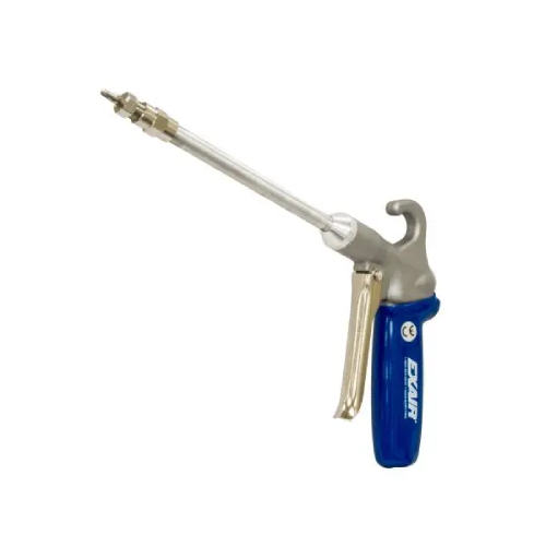 Exair 1297SS-6 Soft Grip Safety Air Gun with M5x0.5 Stainless Steel Pico Super Air Nozzle and 6" Aluminum Extension Pipe