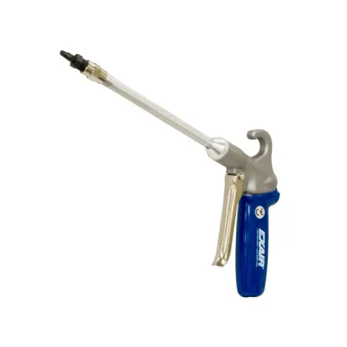 Exair 1298-PEEK-6 Soft Grip Safety Air Gun with M6x0.75 PEEK Nano Super Air Nozzle and 6" Aluminum Extension Pipe