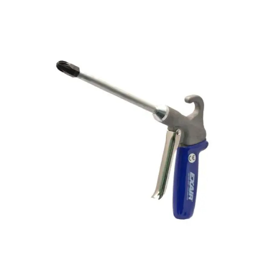 Exair 1299-PEEK-6 Soft Grip Safety Air Gun with 1/8 MNPT PEEK Mini Super Air Nozzle and 6" Aluminum Extension Pipe