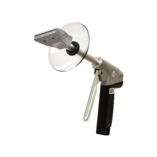 Exair HP1330-6-CS Heavy Duty Safety Air Gun with 1/4 FNPT 2" High Power Flat Super Air Nozzle and 6" Aluminum Extension Pipe and Chip Shield