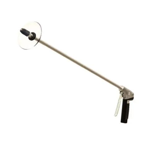 Exair 1350-PEEK-18-CS Heavy Duty Safety Air Gun with 3/8 FNPT PEEK Large Super Air Nozzle and 18" Aluminum Extension Pipe and Chip Shield