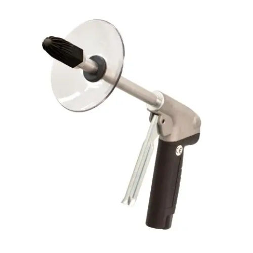Exair 1350-PEEK-6-CS Heavy Duty Safety Air Gun with 3/8 FNPT PEEK Large Super Air Nozzle and 6" Aluminum Extension Pipe and Chip Shield