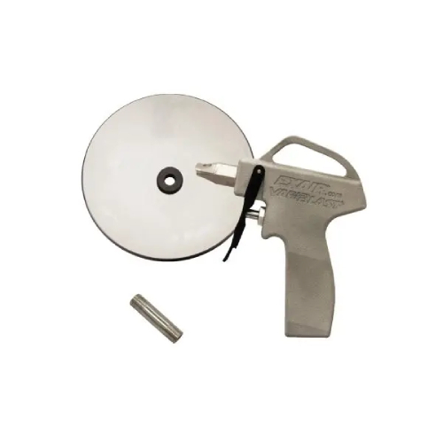 Exair 1629SS-CS VariBlast Compact Safety Air Gun with 1/8 FNPT Stainless Steel 1" Flat Super Air Nozzle and Chip Shield